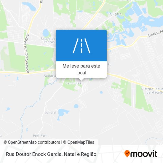 Rua Doutor Enock Garcia mapa
