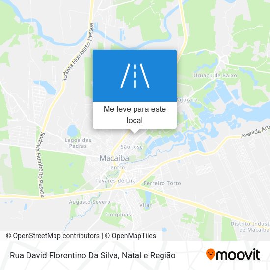 Rua David Florentino Da Silva mapa