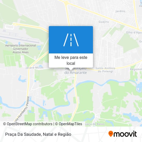Praça Da Saudade mapa