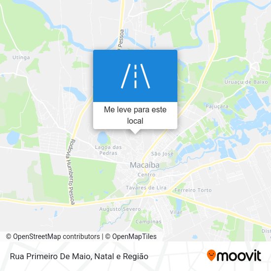 Rua Primeiro De Maio mapa