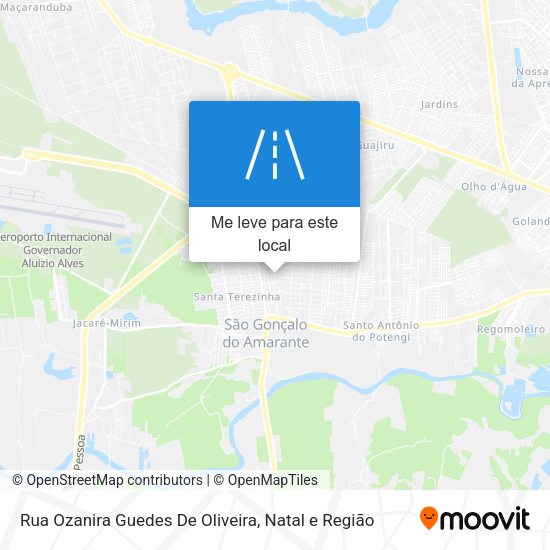 Rua Ozanira Guedes De Oliveira mapa