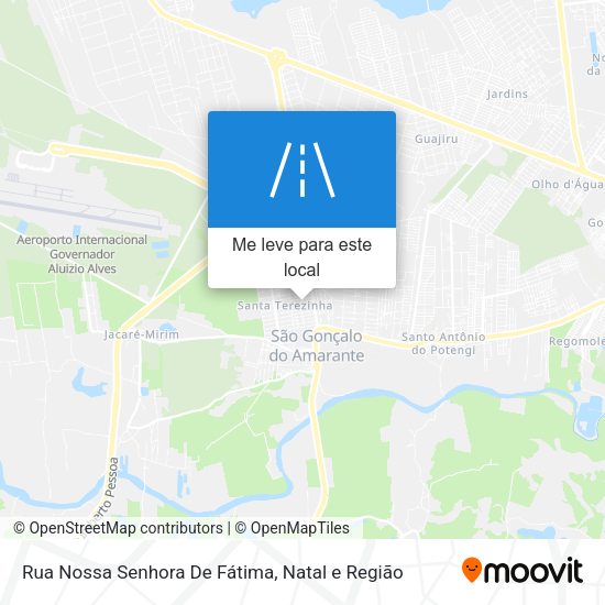 Rua Nossa Senhora De Fátima mapa