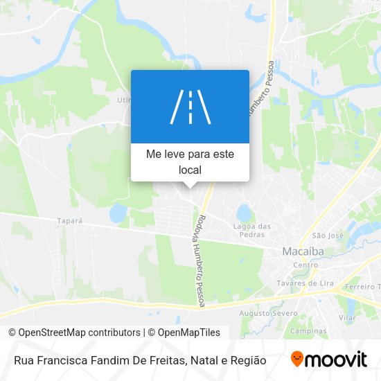 Rua Francisca Fandim De Freitas mapa