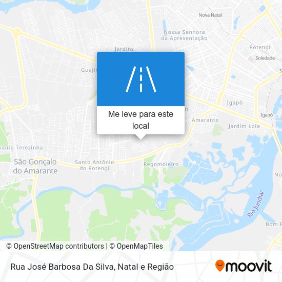 Rua José Barbosa Da Silva mapa