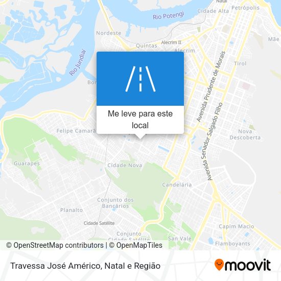 Travessa José Américo mapa