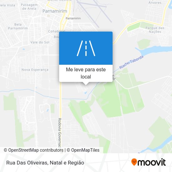 Rua Das Oliveiras mapa