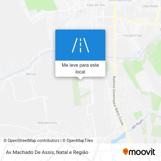 Av Machado De Assis mapa