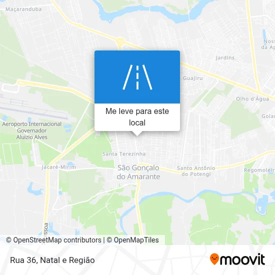 Rua 36 mapa