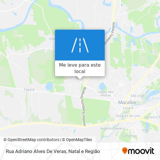 Rua Adriano Alves De Veras mapa