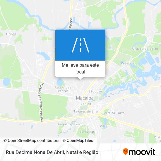 Rua Decima Nona De Abril mapa