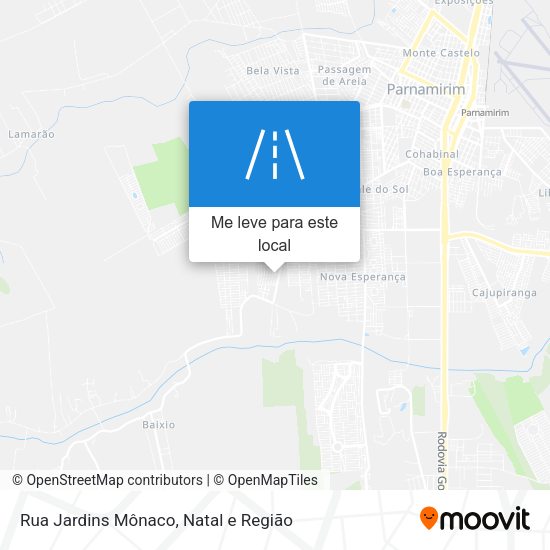 Rua Jardins Mônaco mapa