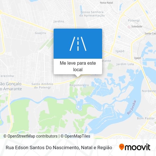 Rua Edson Santos Do Nascimento mapa