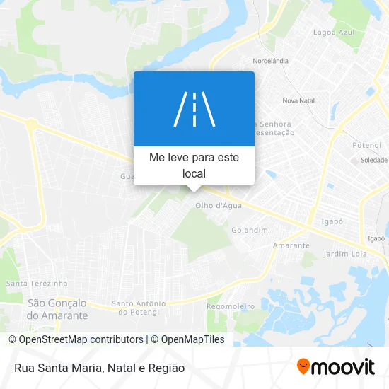 Rua Santa Maria mapa
