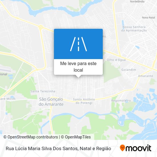 Rua Lúcia Maria Silva Dos Santos mapa