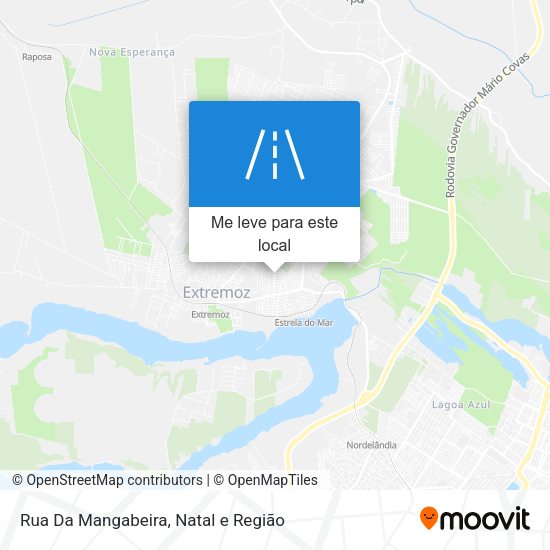 Rua Da Mangabeira mapa