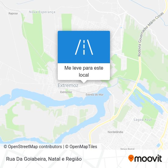 Rua Da Goiabeira mapa
