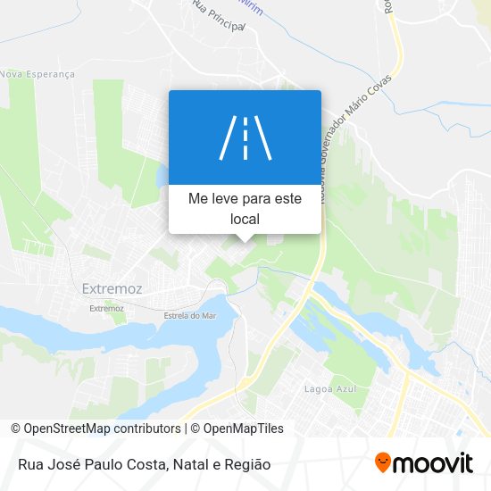 Rua José Paulo Costa mapa