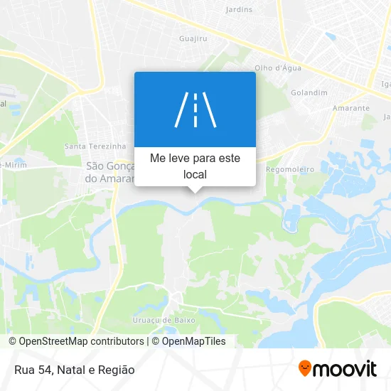 Rua 54 mapa