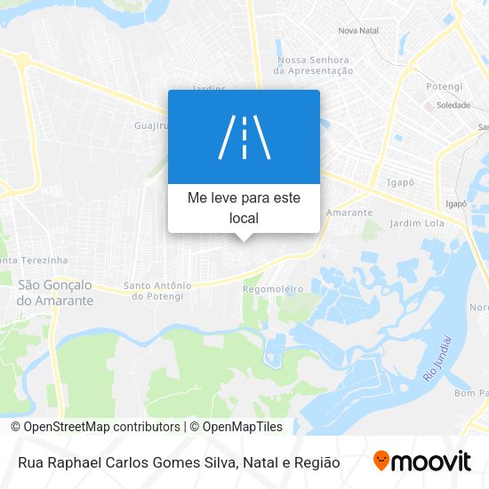 Rua Raphael Carlos Gomes Silva mapa
