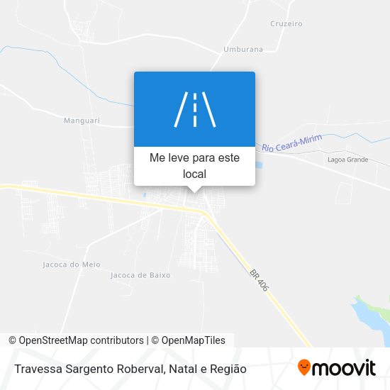 Travessa Sargento Roberval mapa