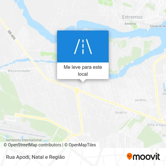 Rua Apodi mapa