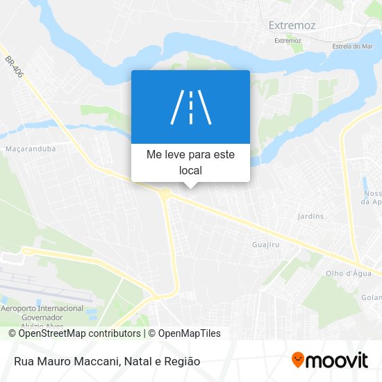 Rua Mauro Maccani mapa