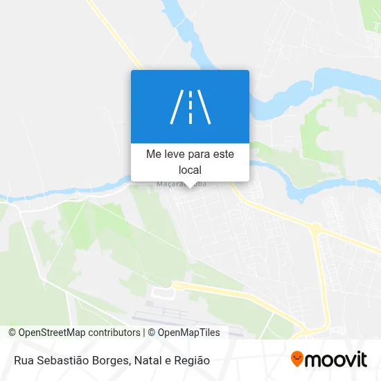 Rua Sebastião Borges mapa