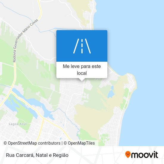 Rua Carcará mapa