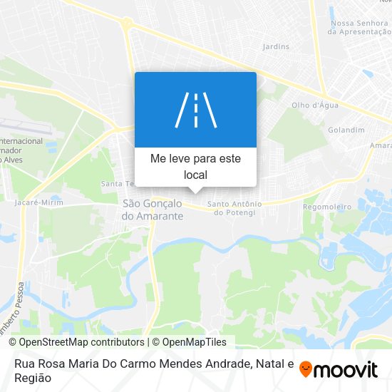Rua Rosa Maria Do Carmo Mendes Andrade mapa