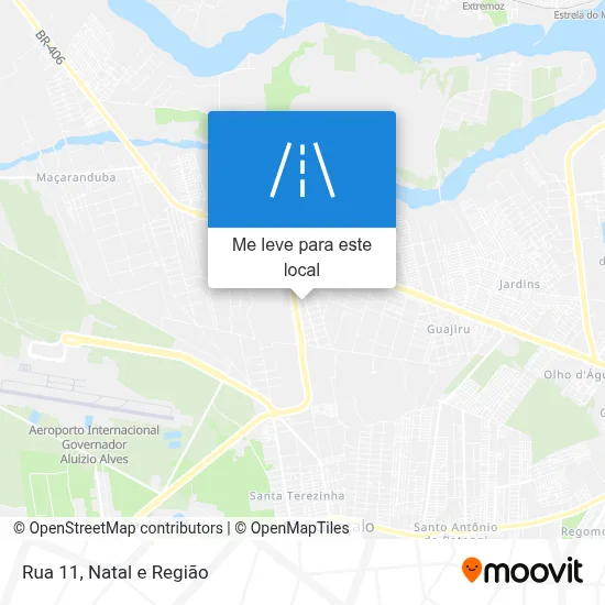 Rua 11 mapa