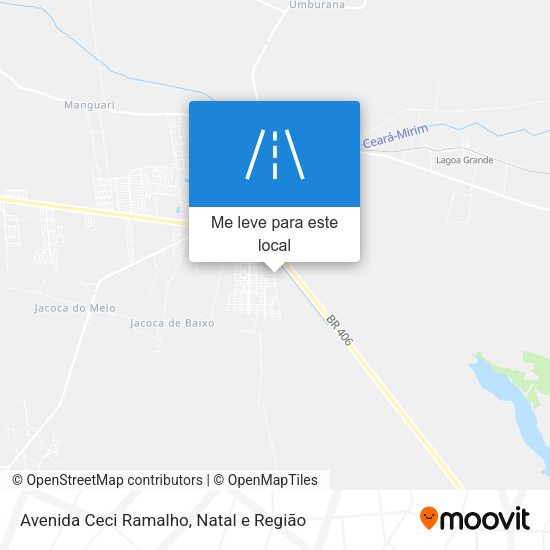 Avenida Ceci Ramalho mapa
