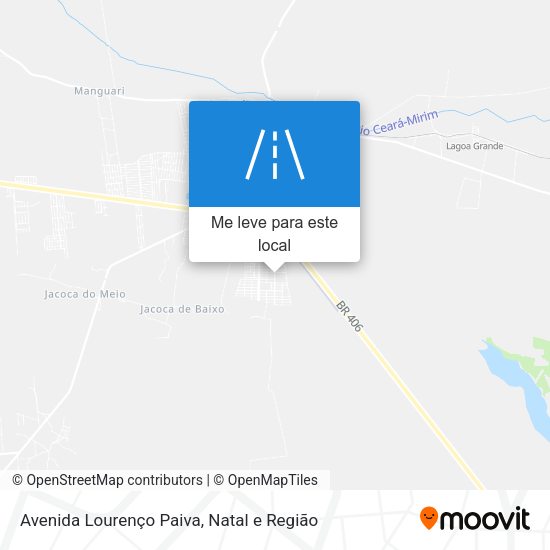 Avenida Lourenço Paiva mapa