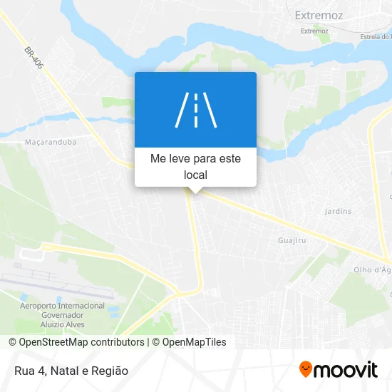 Rua 4 mapa