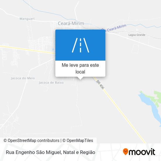 Rua Engenho São Miguel mapa