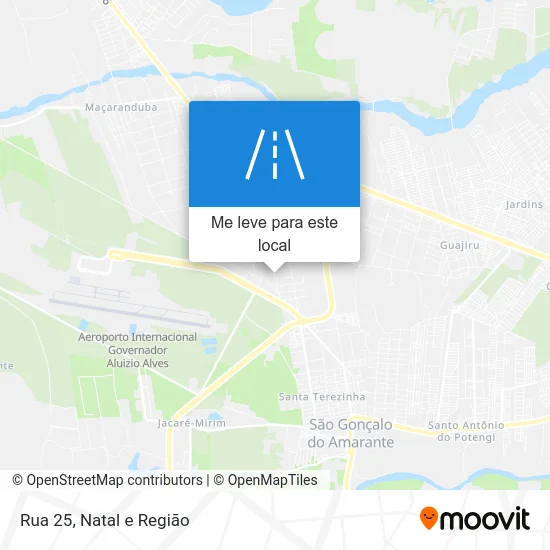 Rua 25 mapa