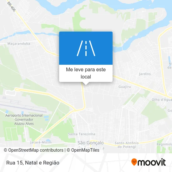Rua 15 mapa