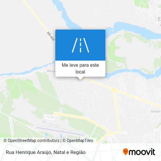 Rua Henrique Araújo mapa