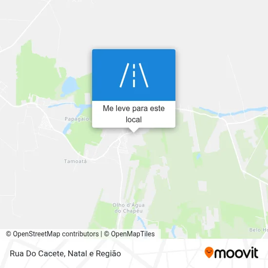 Rua Do Cacete mapa
