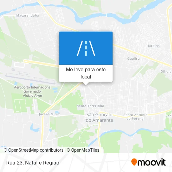 Rua 23 mapa