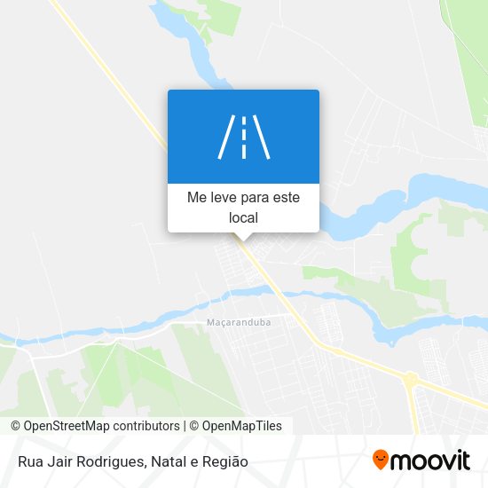 Rua Jair Rodrigues mapa