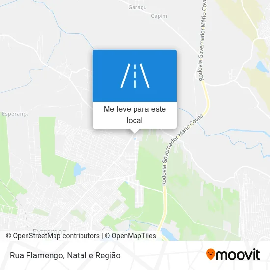 Rua Flamengo mapa