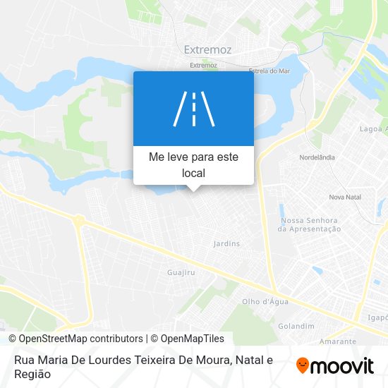Rua Maria De Lourdes Teixeira De Moura mapa