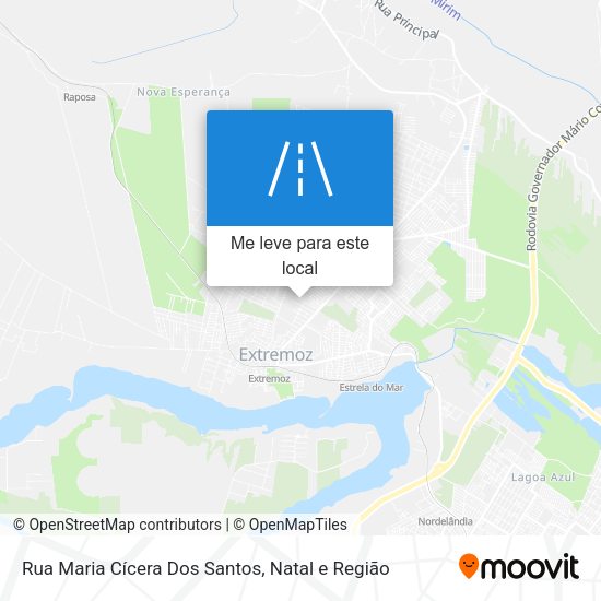 Rua Maria Cícera Dos Santos mapa