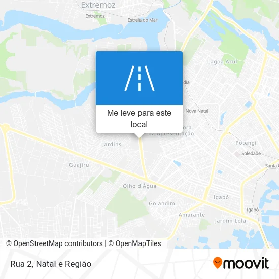 Rua 2 mapa