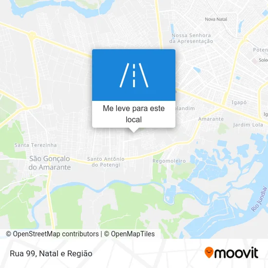 Rua 99 mapa