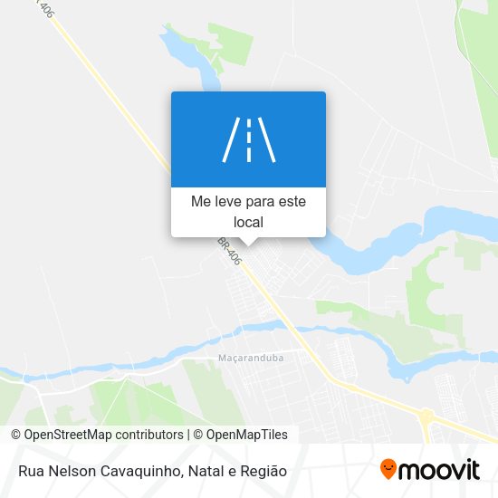 Rua Nelson Cavaquinho mapa