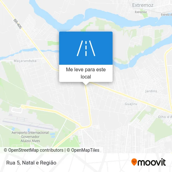 Rua 5 mapa
