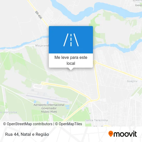 Rua 44 mapa