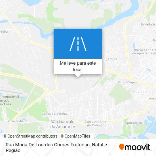 Rua Maria De Lourdes Gomes Frutuoso mapa