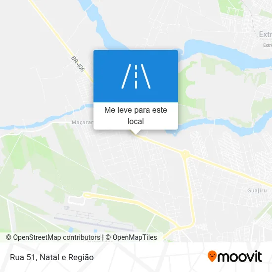 Rua 51 mapa